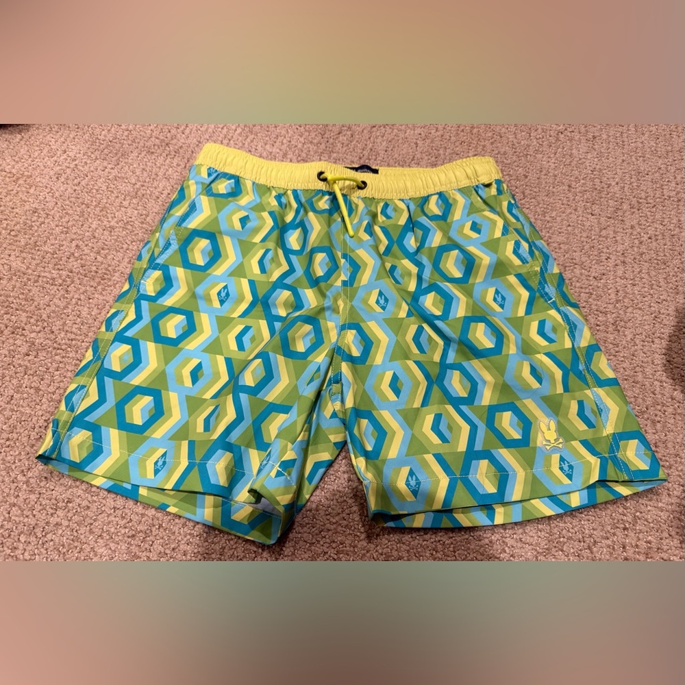 Psycho Bunny youth XL bathing suit like new!!